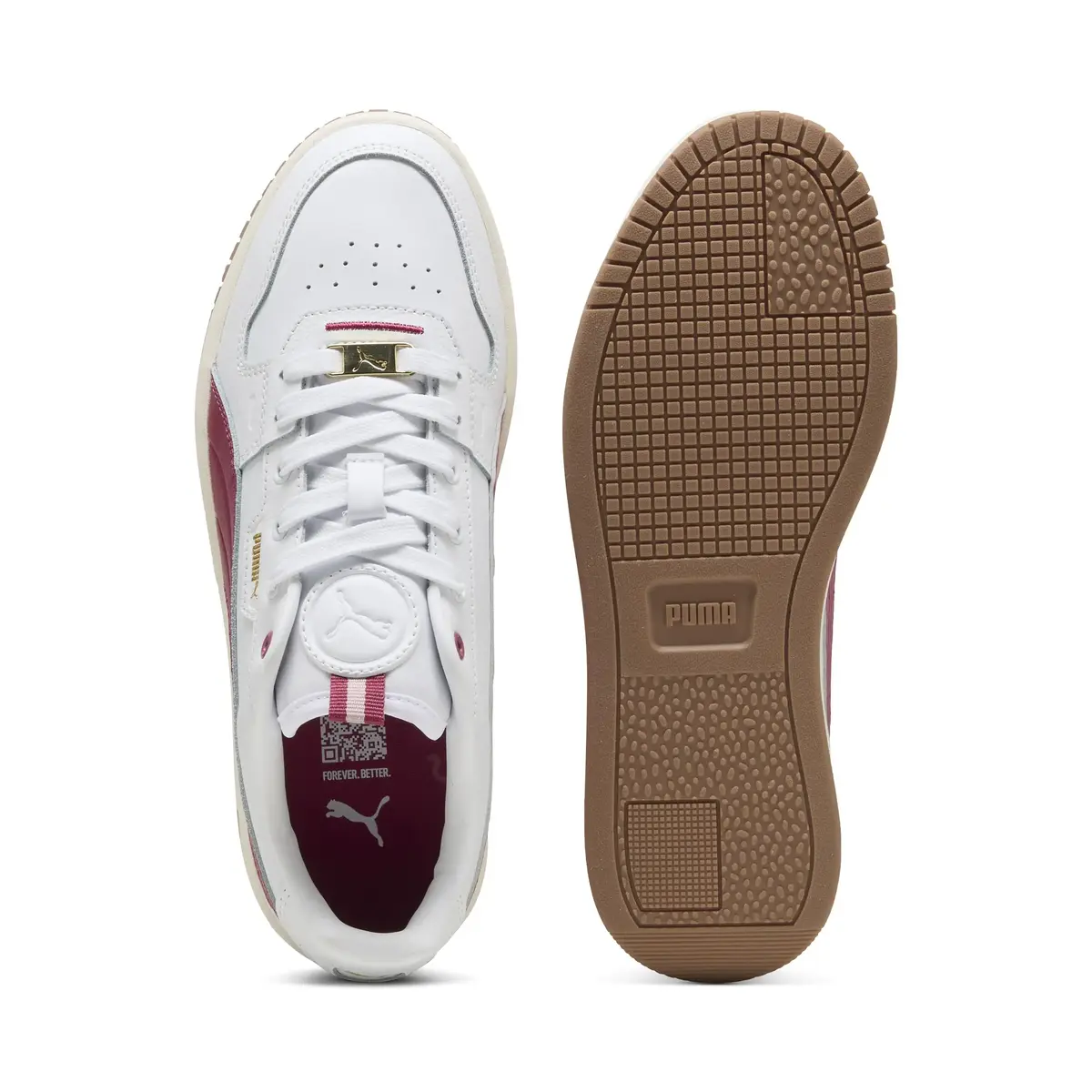 PUMA Carina Street Lux Beyaz Kadın Günlük Spor Ayakkabı
