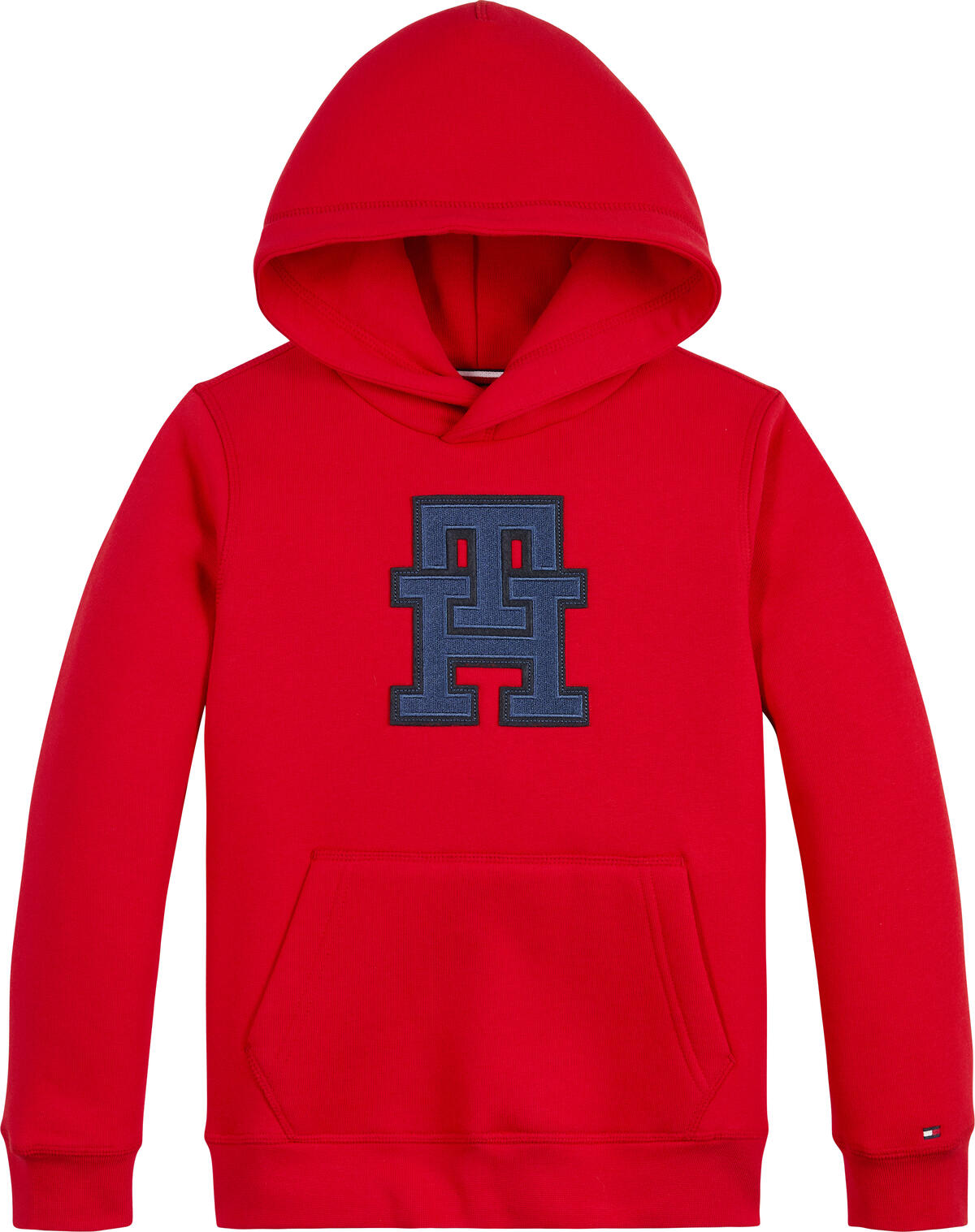 Tommy Hilfiger U MONOGRAM NY HOODIE Erkek Kırmızı Hoodie