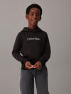 Calvin Klein INST. LOGO REG. TERR, BEH Siyah Unisex Sweatshirt