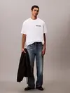 Calvin Klein SS 16S CALVIN KLEIN BAUHAUS GRAP Beyaz Erkek Tişört