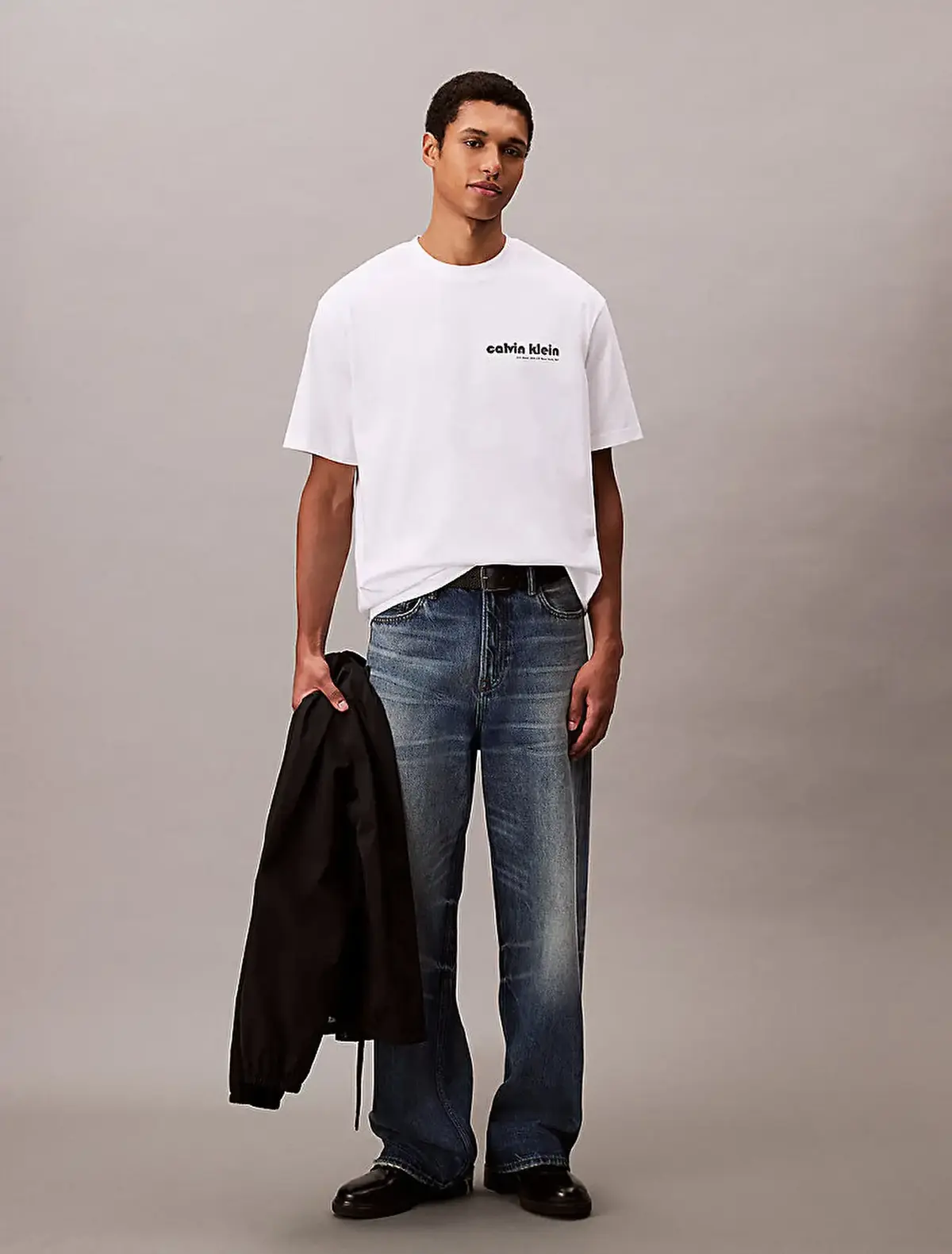 Calvin Klein SS 16S CALVIN KLEIN BAUHAUS GRAP Beyaz Erkek Tişört