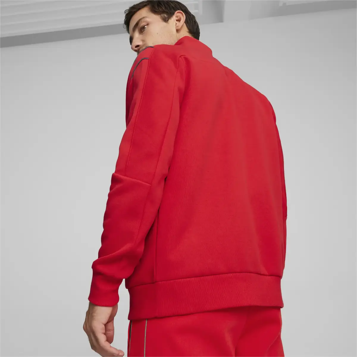 Puma Ferrari Style MT7 Jacket Kırmızı Erkek Sweatshirt