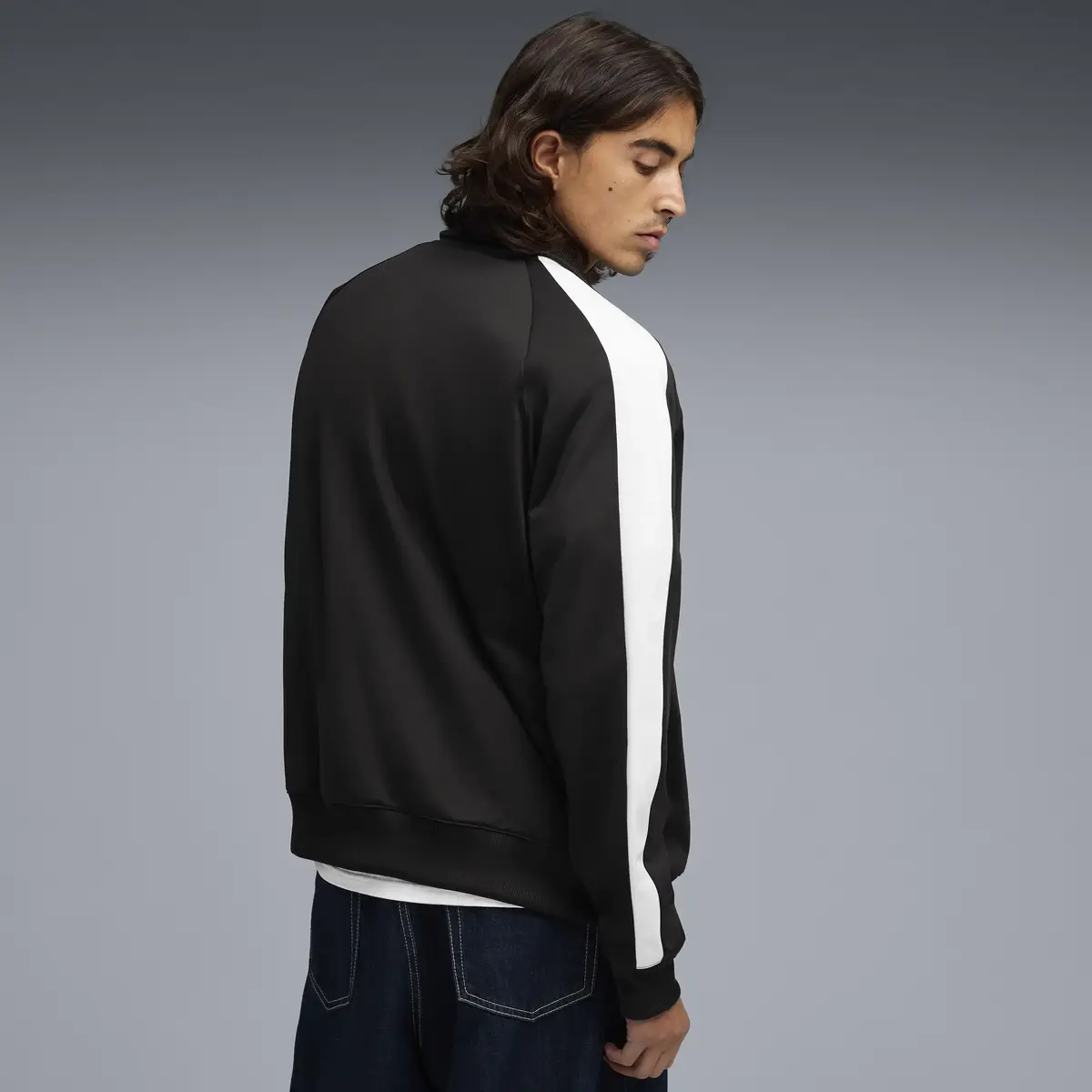 Puma T7 Track Jacket Siyah Erkek Sweatshirt