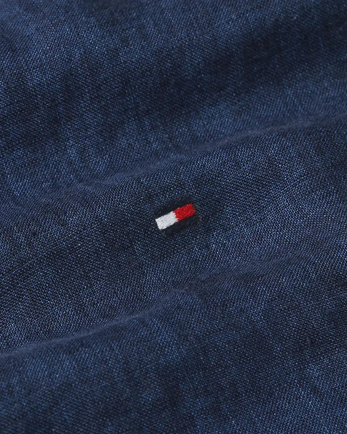 Tommy Hilfiger PIGMENT DYED LINEN R, DCC Lacivert Erkek Gömlek