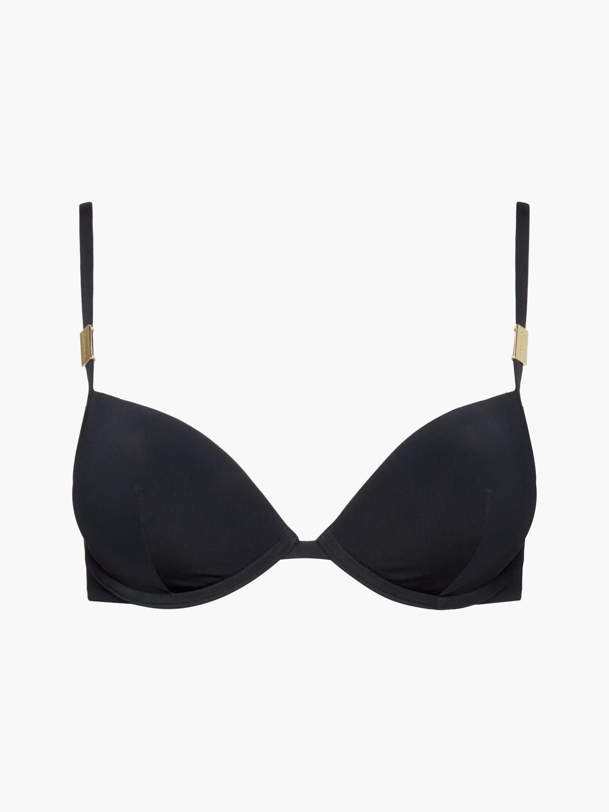 Calvin Klein PUSH UP Kadın Siyah Bikini Üstü