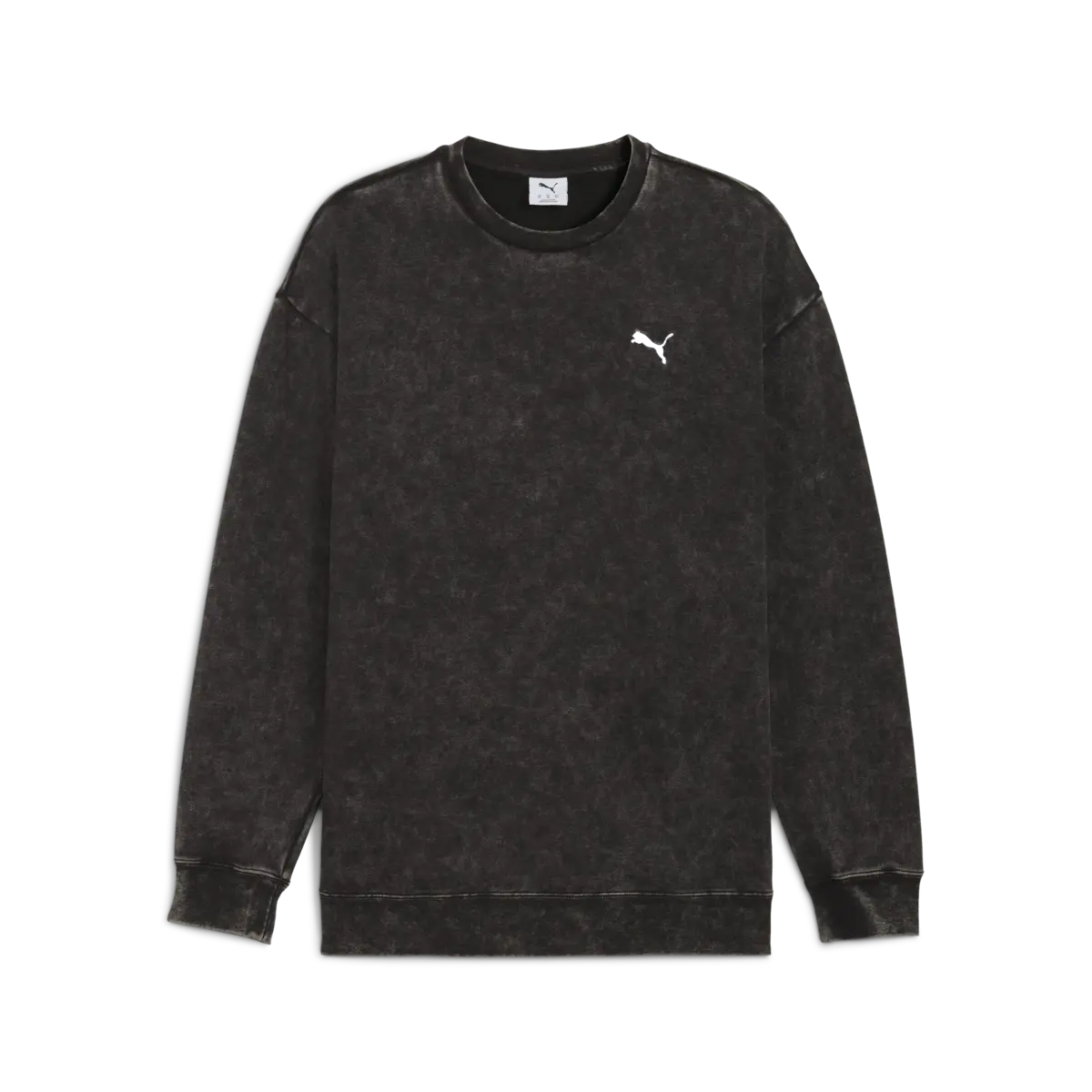 Puma ESS ELEVATED Wash Crew Siyah Erkek Sweatshirt