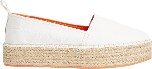 Calvin Klein FLATFORM ESPADRILLE Kadın Beyaz Ayakkabı
