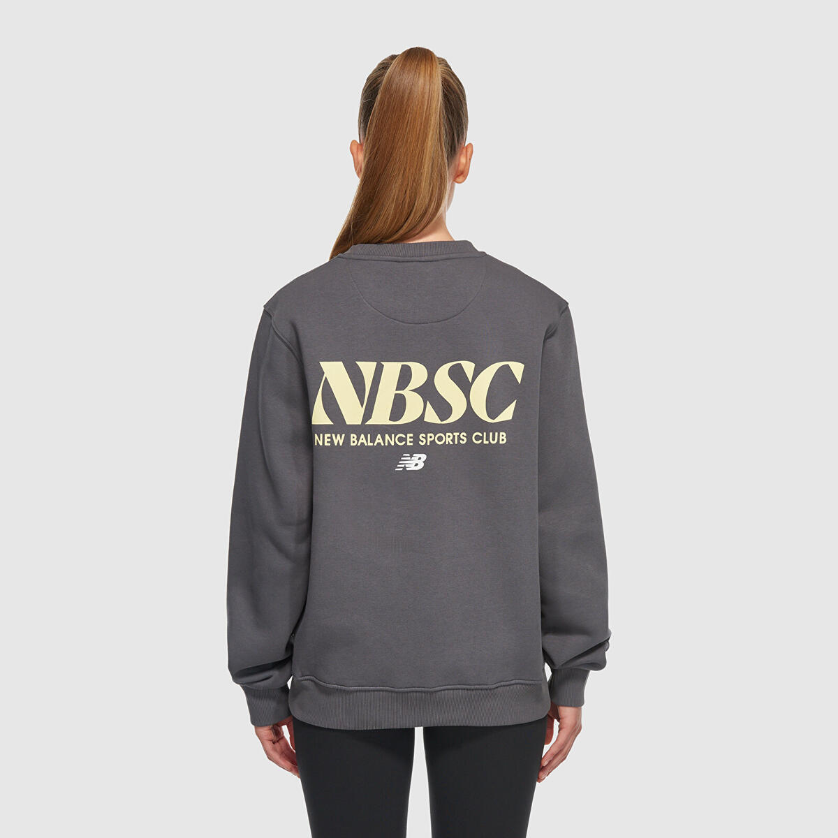 New Balance WNC3416 Kadın Antrasir Sweatshirt
