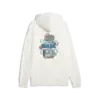 Puma DOWNTOWN Graphic Hoodie Krem Erkek Sweatshirt