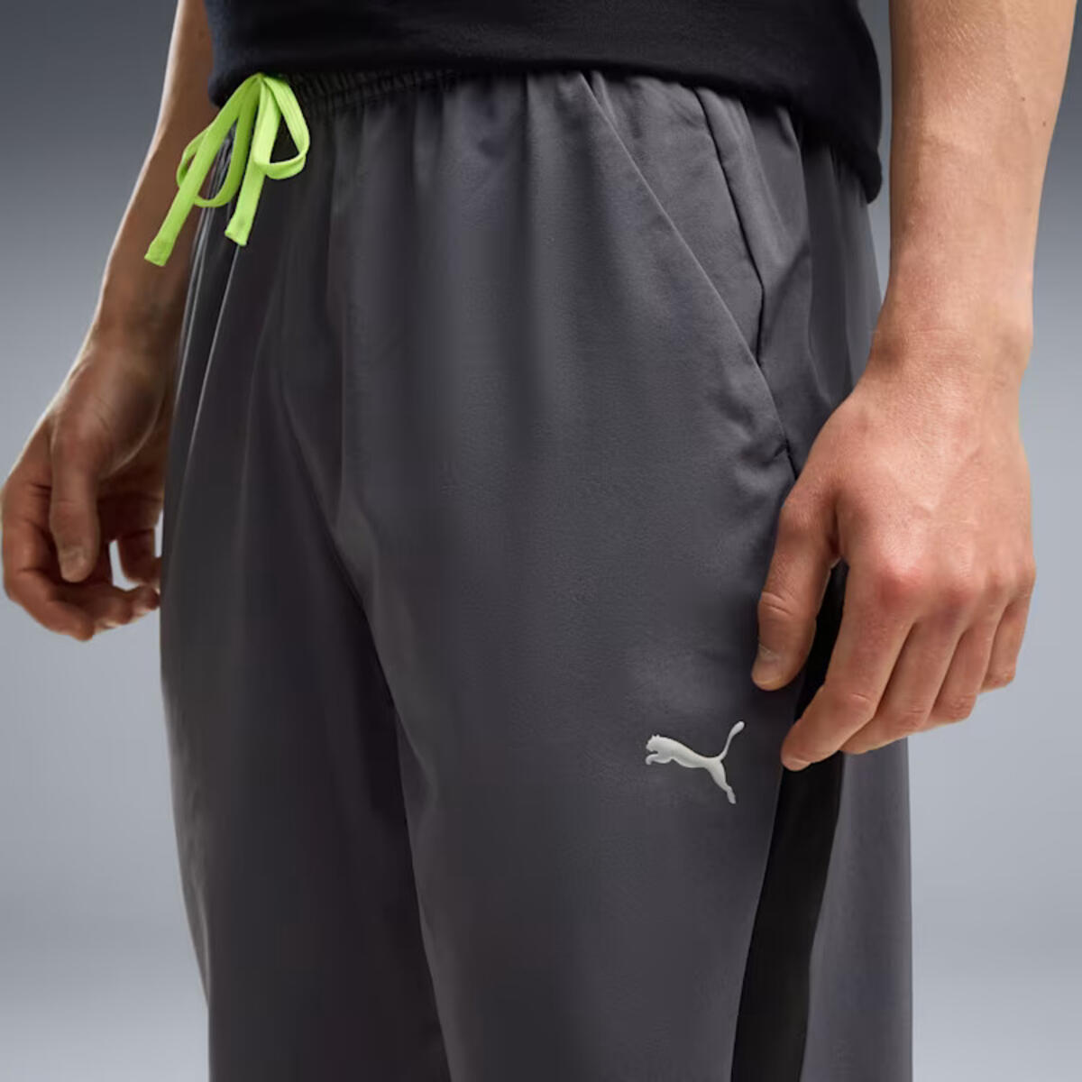 Puma M PWRTRAIN WOVEN PANT Gri Erkek Eşofman Altı