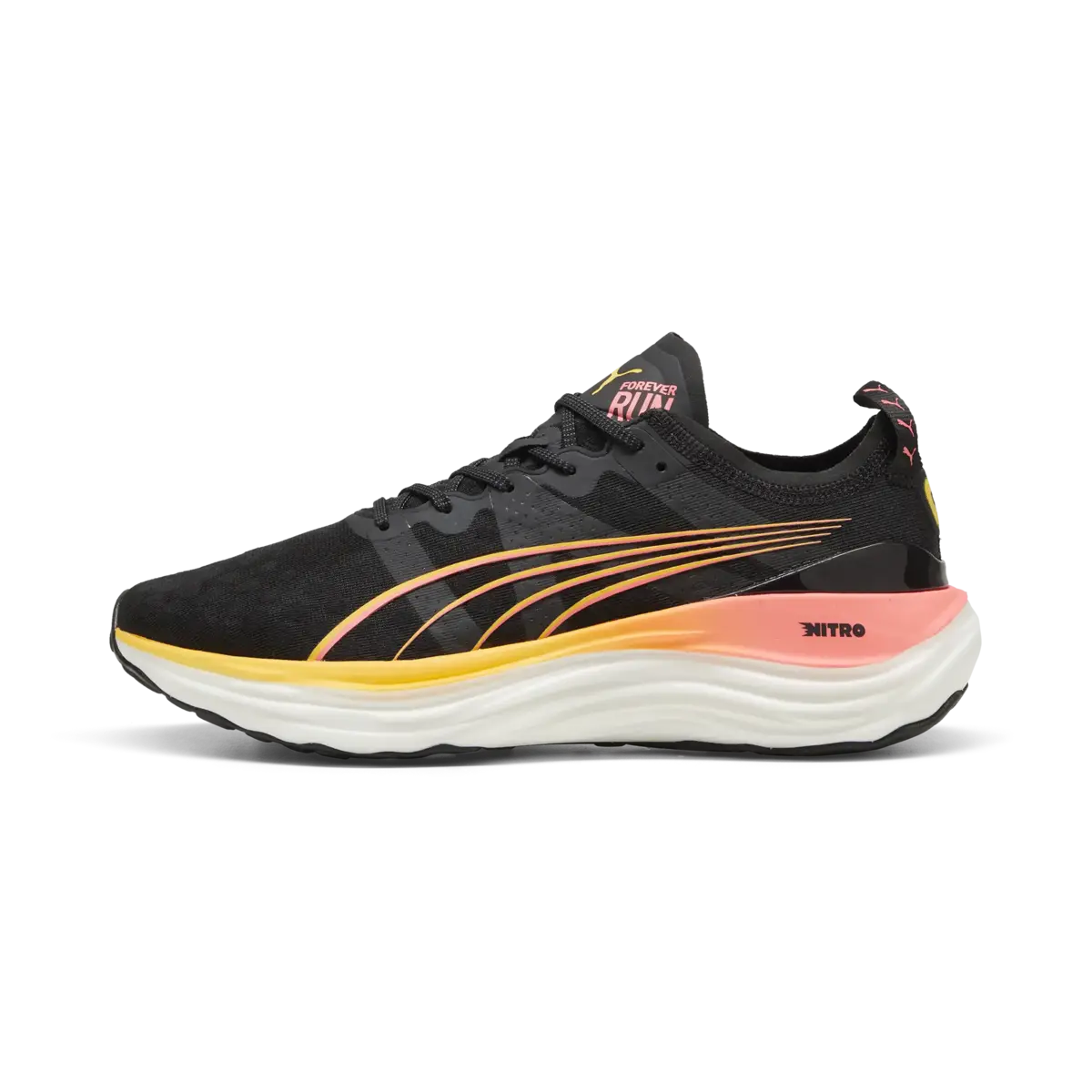 Puma ForeverRun Nitro Siyah Erkek Yürüyüş ve Koşu Ayakkabısı
