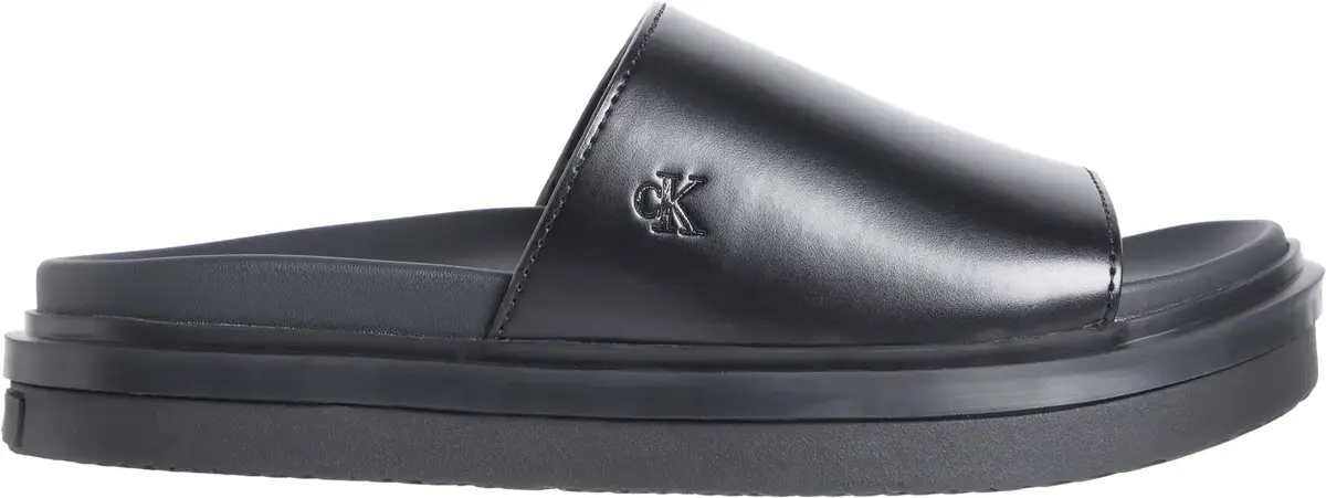 Calvin Klein FLAT MOLDED SANDAL S, 0GJ Siyah Kadın Terlik