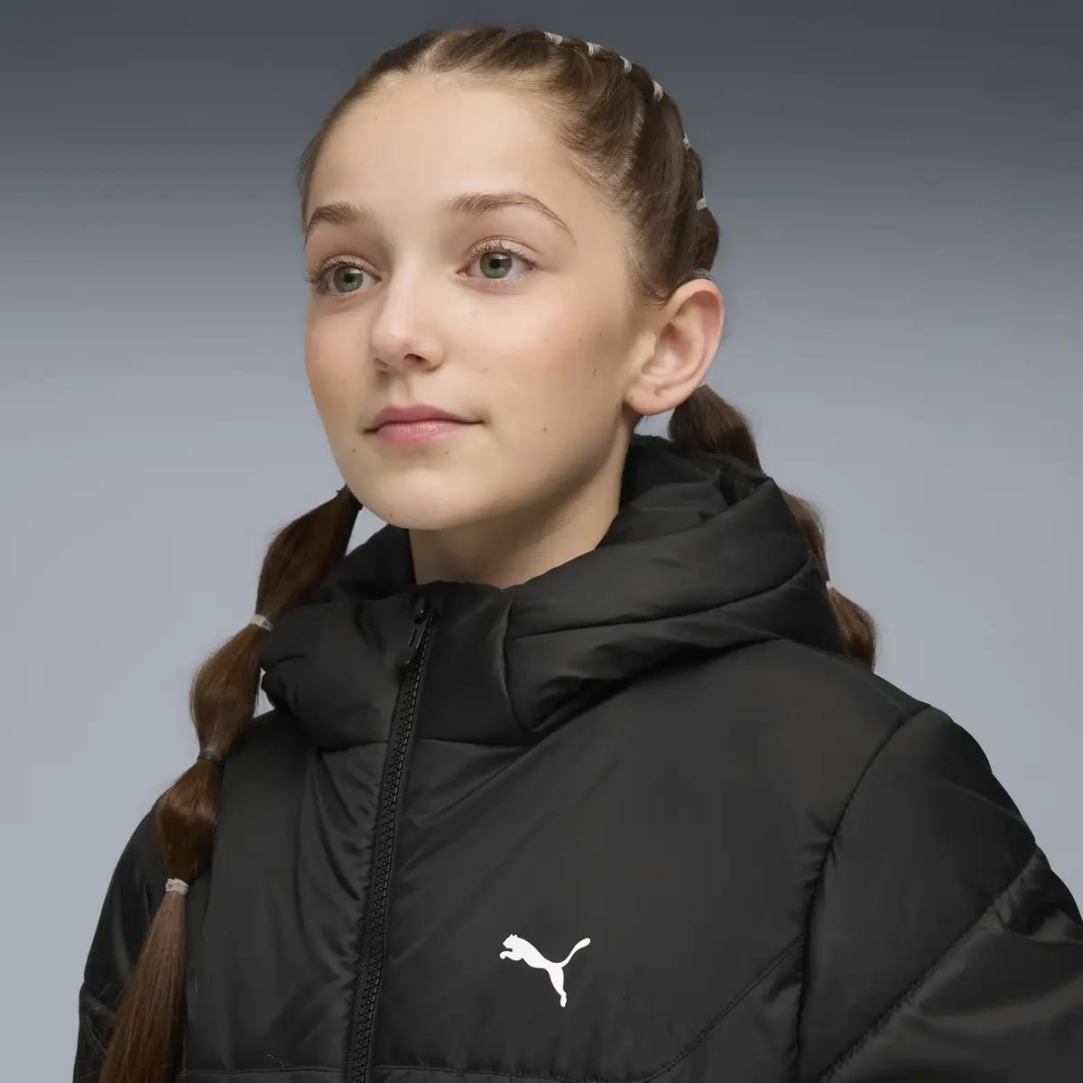 Puma ESS Hooded Padded Jacket Siyah Unisex Mont