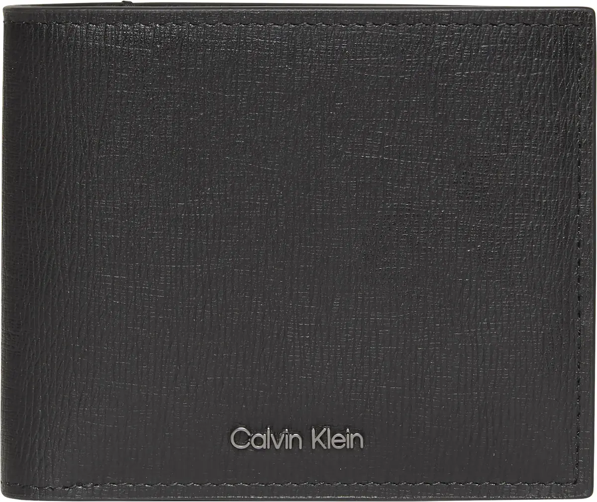 Calvin Klein SAFFIANO EW BILLFOLD, UB1 Siyah Erkek Çanta & Cüzdan