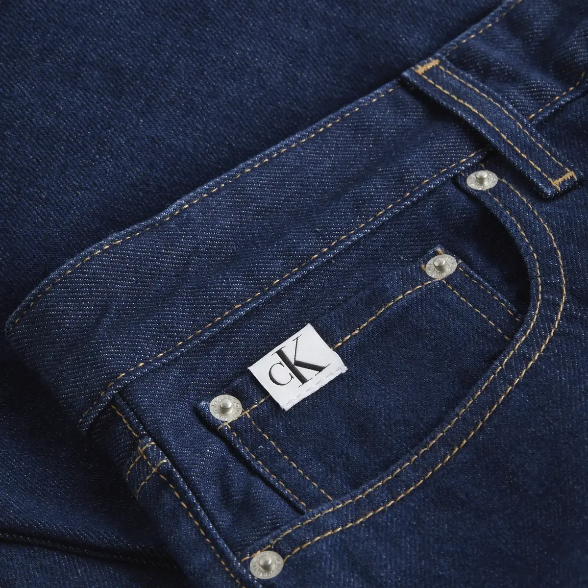 Calvin Klein AUTHENTIC STRAIGHT Erkek Lacivert Kot Pantolon