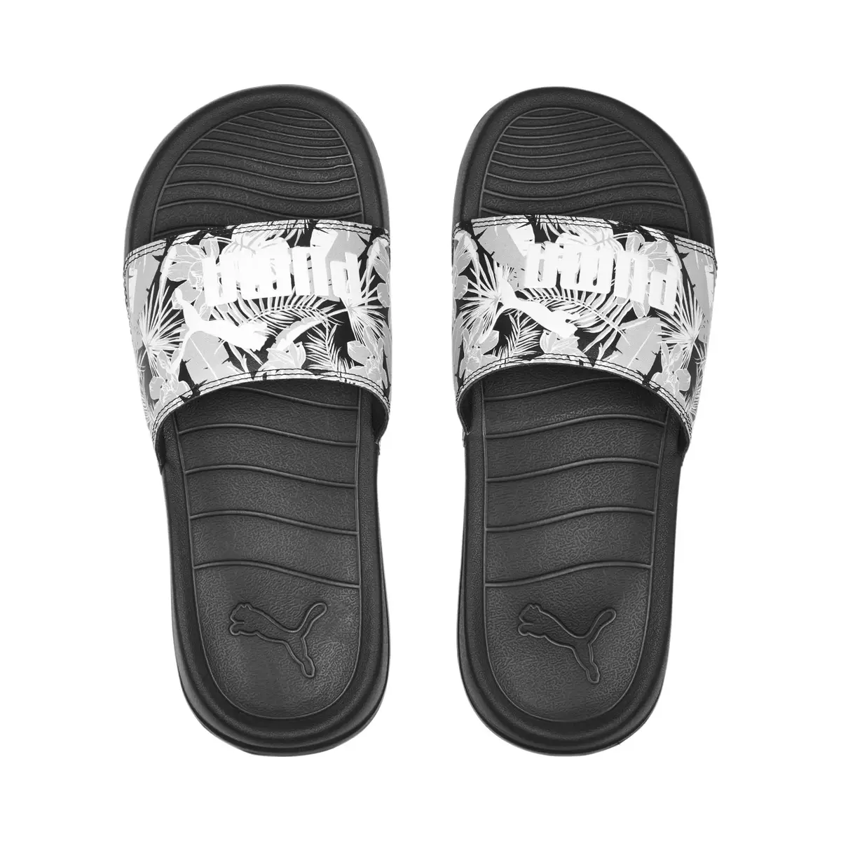 Puma Popcat 20 Wns Power Flower Siyah Kadın Sandalet