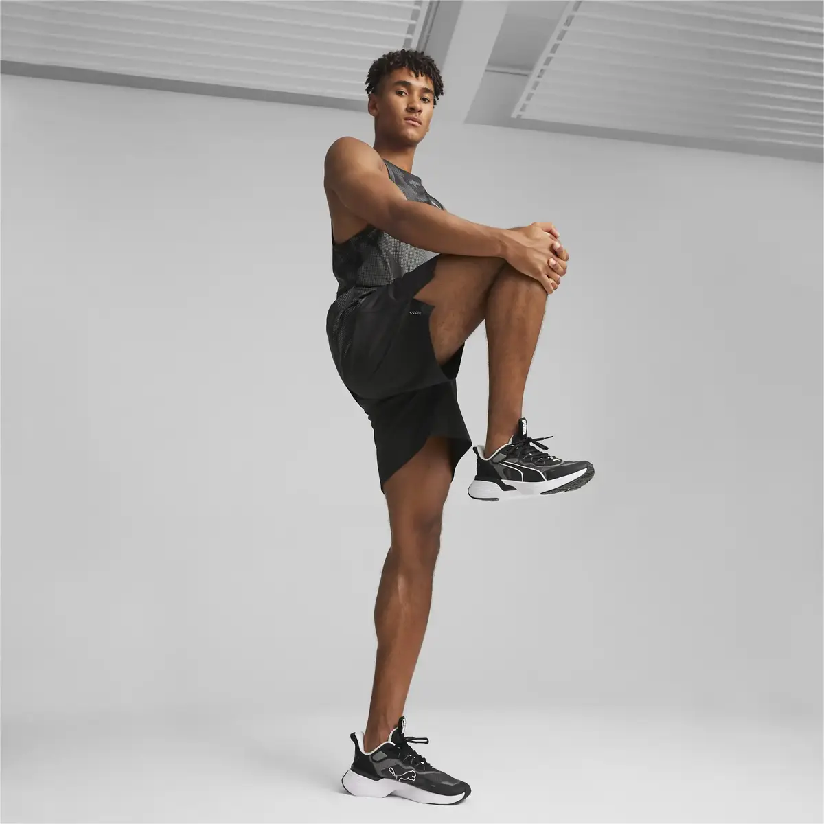 Puma Softride Sway Siyah Unisex Yürüyüş ve Koşu Ayakkabısı