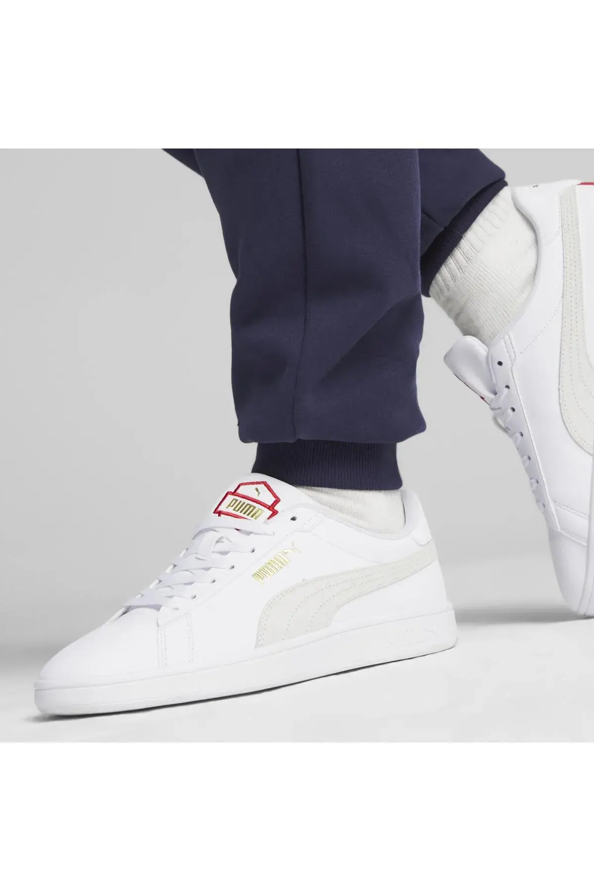 Puma Smash 3.0 Retro Academia Beyaz Unisex Günlük Spor Ayakkabı