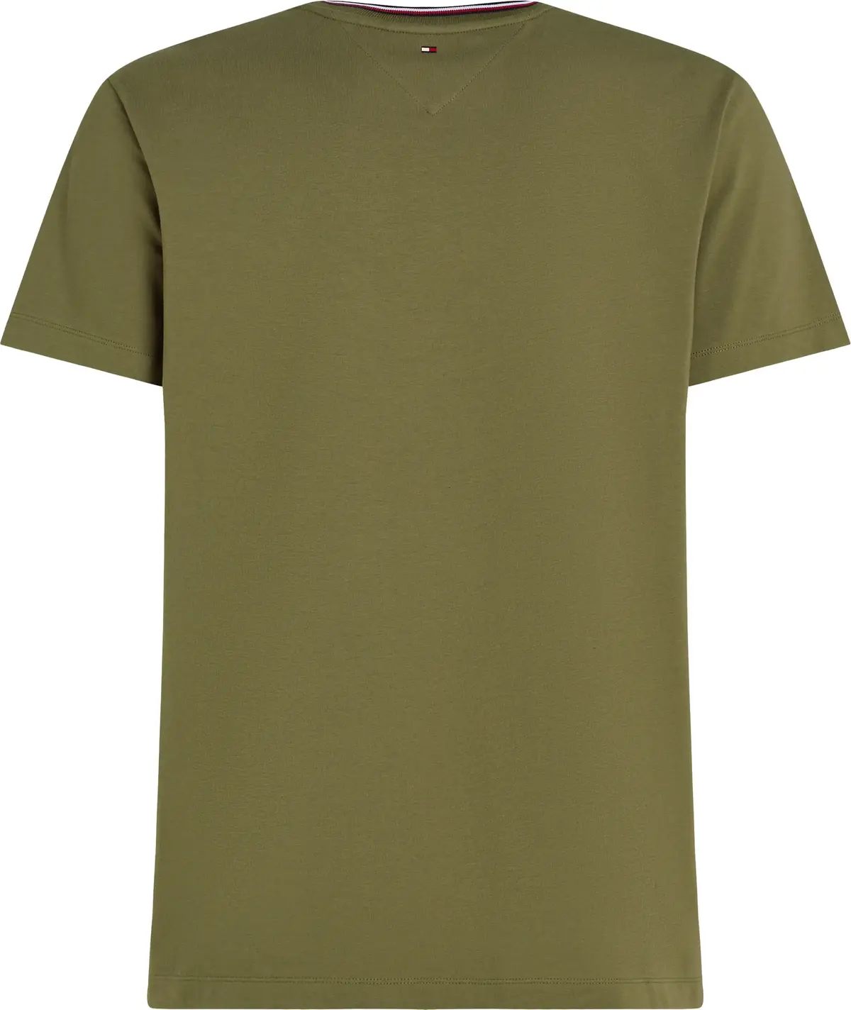 Tommy Hilfiger BADGE S/S TEE Erkek Yeşil T-Shirt