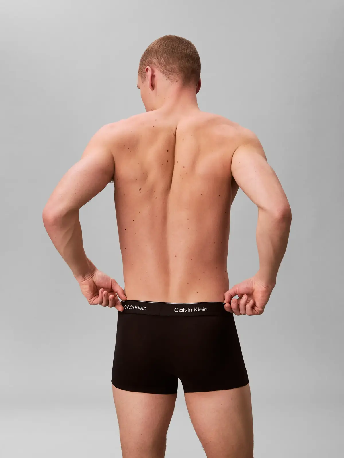 Calvin Klein LOW RISE TRUNK 3PK Siyah Erkek 3lü Boxer Set