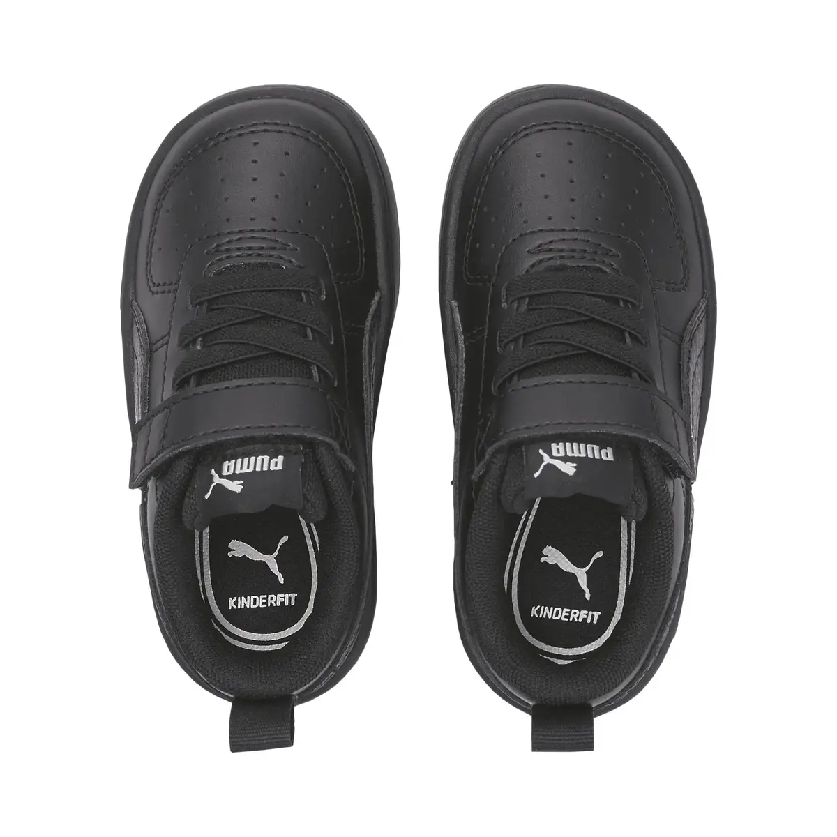 Puma Rickie AC Inf - Siyah Çocuk/Unisex Günlük Spor Ayakkabı
