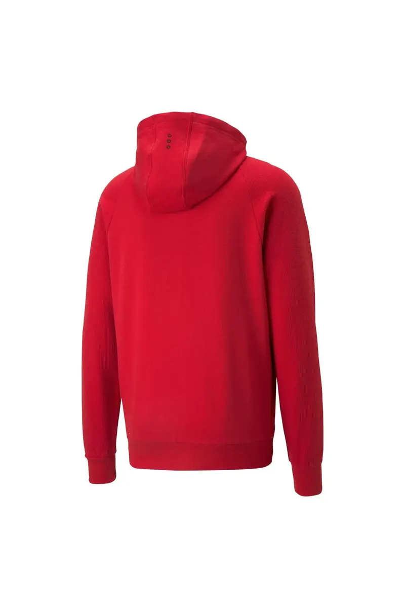 Puma Ferrari Race Hooded Sweat Jacket Kırmızı Erkek Fermuarlı Sweatshirt