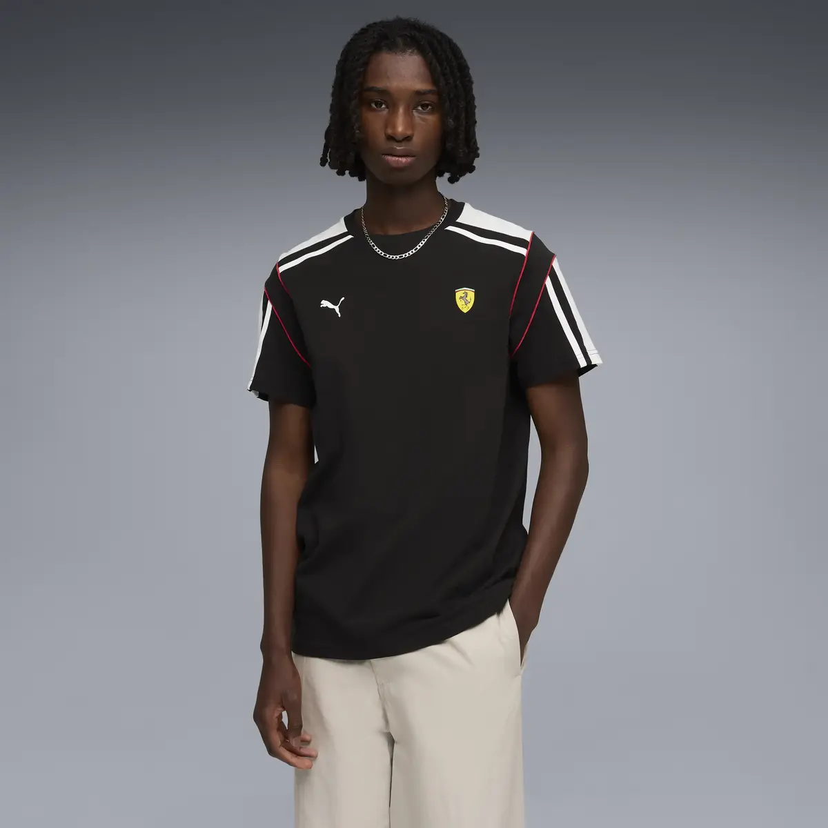 Puma Ferrari MT7 Tee Siyah Erkek T-Shirt