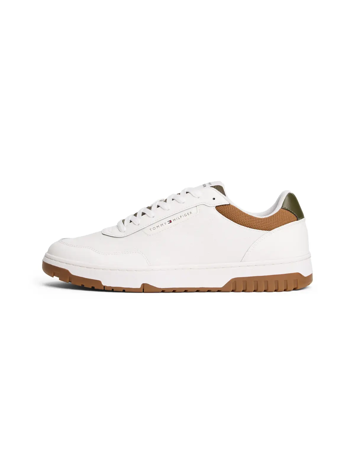 Tommy Hilfiger TH BASKET CORE LTH Beyaz Erkek Spor Ayakkabı & Sneaker