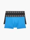 Calvin Klein 2PK TRUNK Erkek Mavi Boxer Set