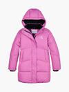 Calvin Klein CK LONG PUFFER COAT Kadın Pembe Şişme Mont