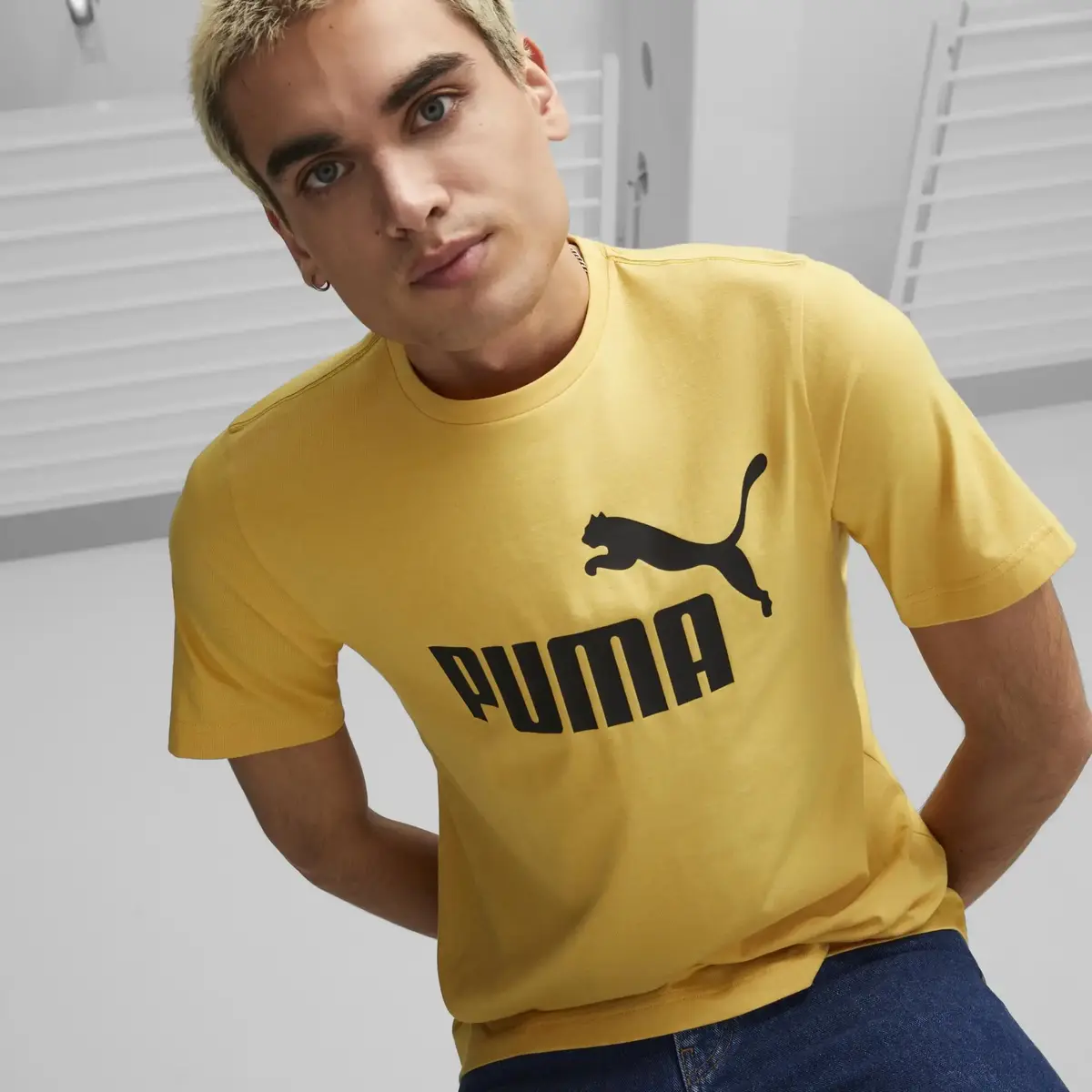 Puma Ess Heather Tee Kırmızı Erkek T-shirt