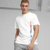 Puma BMW MMS Logo Tee + Beyaz Erkek Tişört