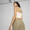 Puma DARE TO Crop Top Kırık Beyaz Kadın Crop Top