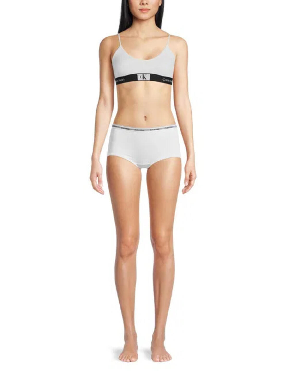 Calvin Klein BOYSHORT, 100 Kadın Beyaz Boxer