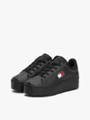 Tommy Hilfiger TJW FLATFORM ESS, BDS Siyah Kadın Spor Ayakkabı & Sneaker