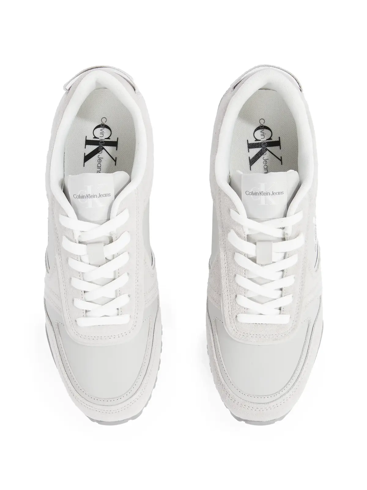 Calvin Klein TOOTHY RUNNER IRREGU Gri Erkek Spor Ayakkabı & Sneaker