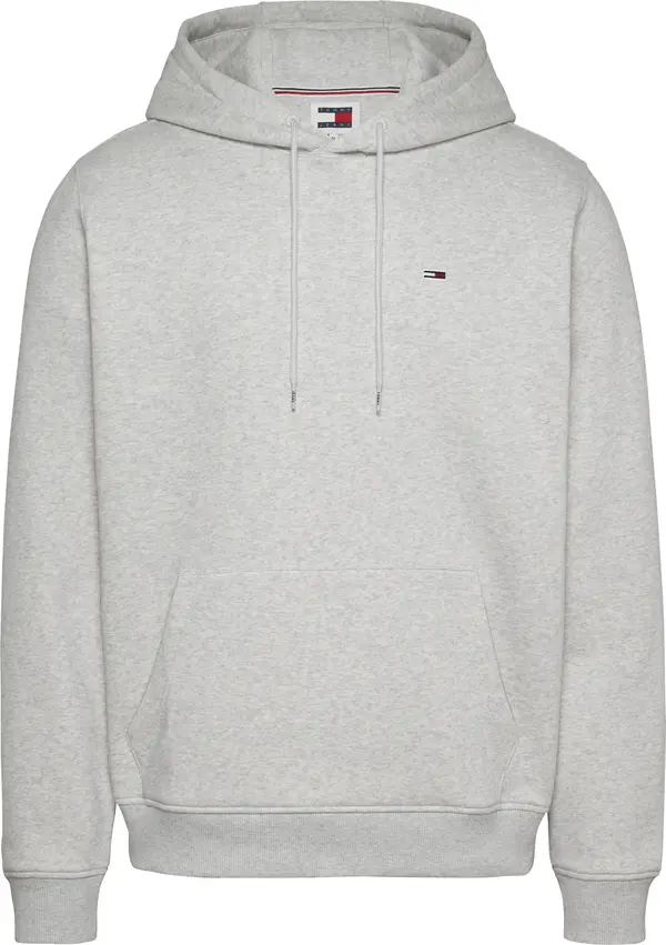 Tommy Hilfiger TJM REG S FLAG HOODI Erkek Gri Hoodie