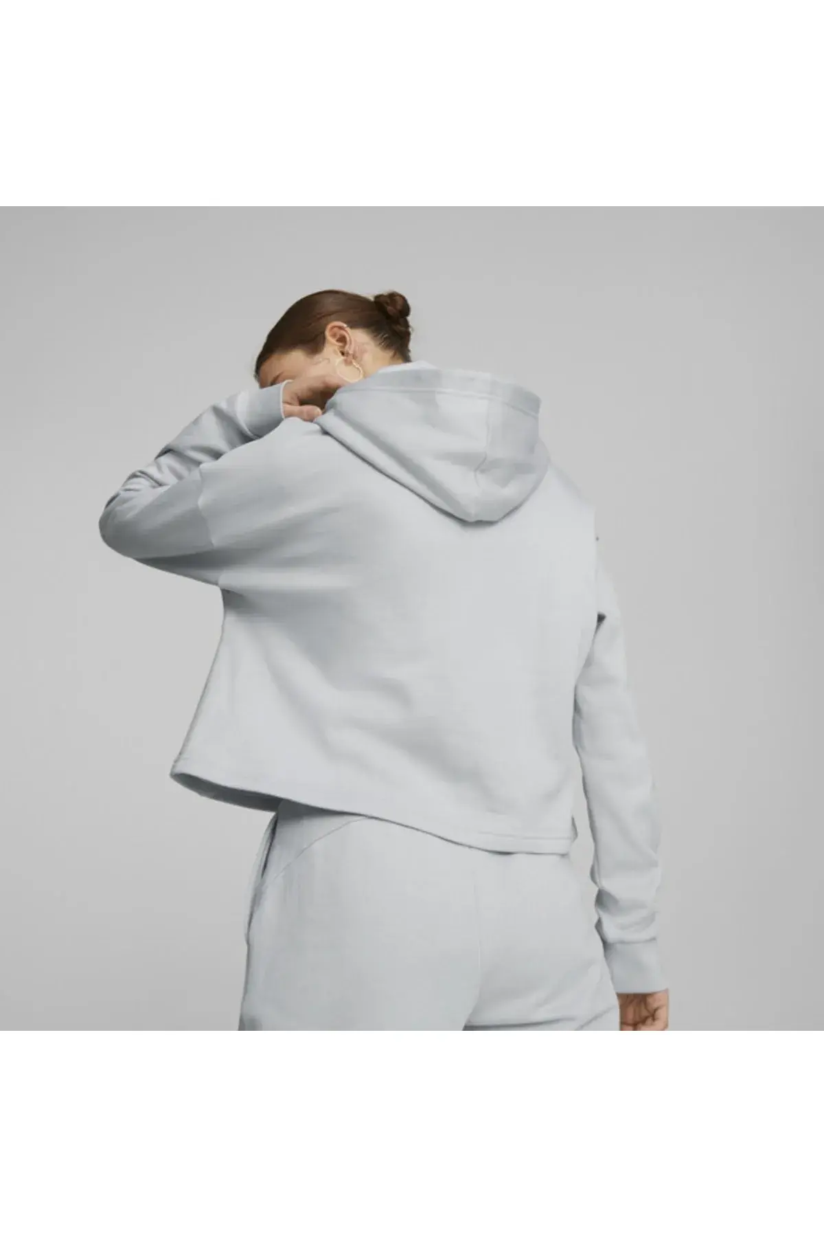 Puma Better Hoodie Fl Platin Gri Kadın Hoodie