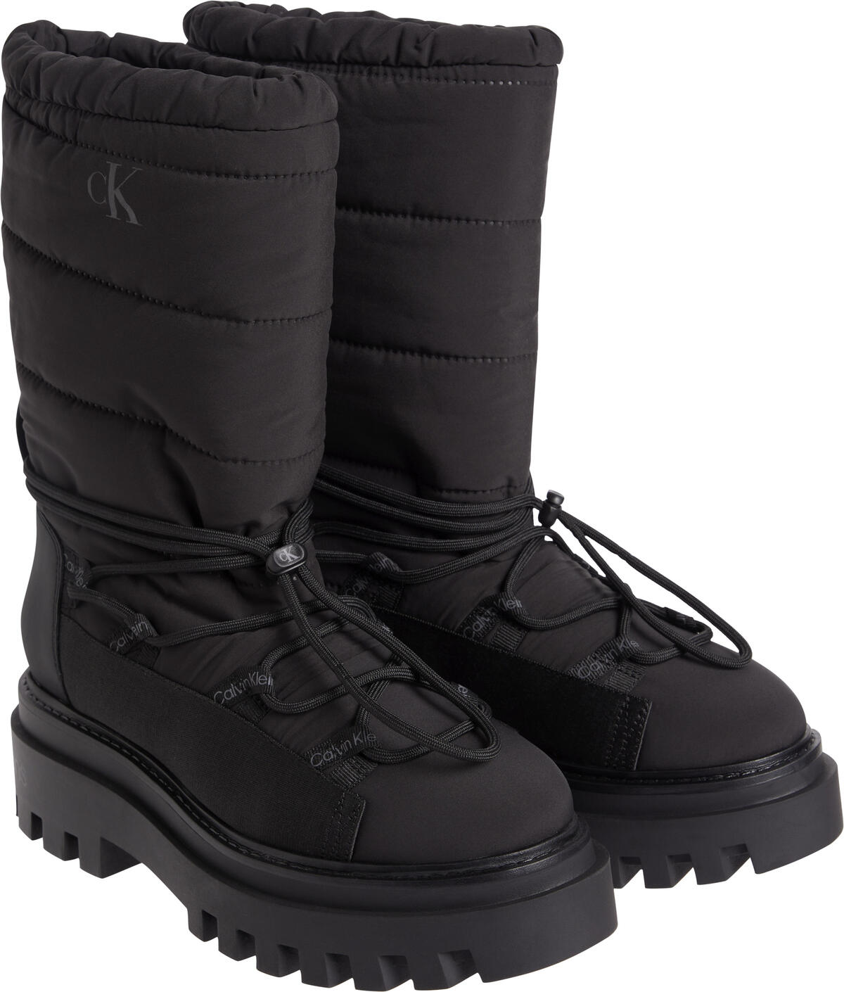 Calvin Klein FLATFORM SNOW BOOT N Kadın Siyah Bot