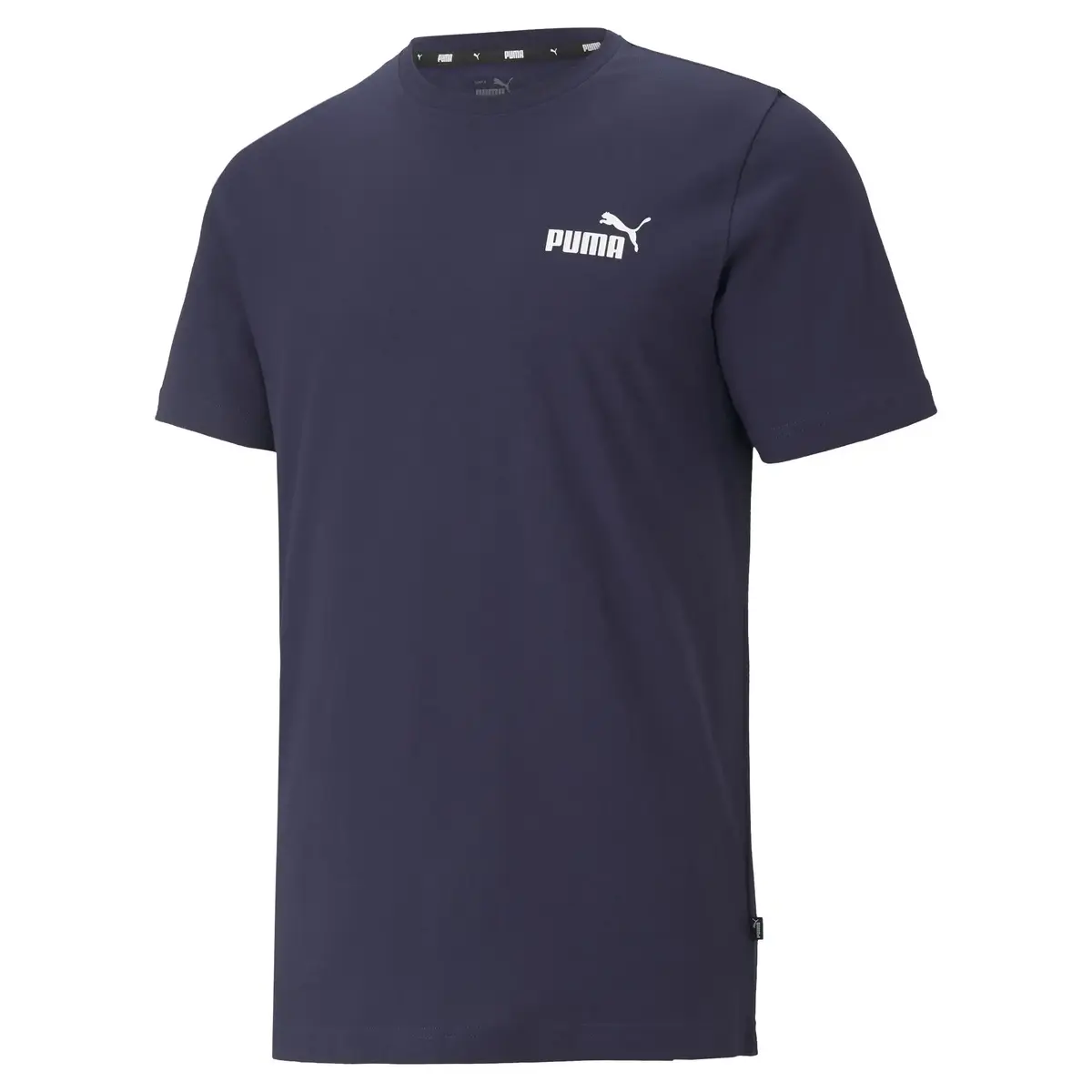 Puma ESS Small Logo Tee Lacivert Erkek/Unisex T-Shirt