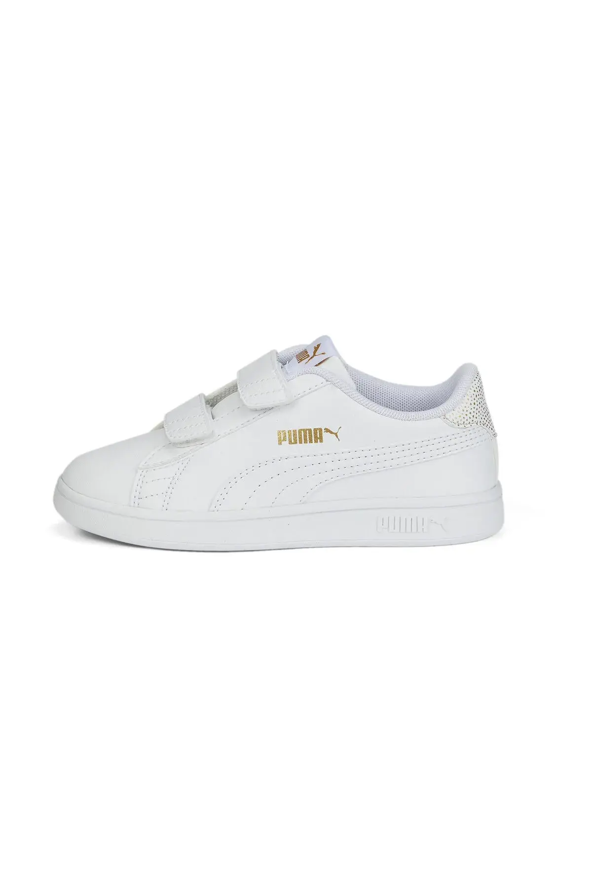 Puma Smash V2 Metallics V Ps Beyaz Kız Çocuk Günlük Spor Ayakkabı