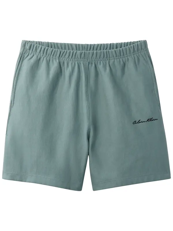 Calvin Klein PREMIUM TERRY CALVIN, 5K3, S Yeşil Erkek Şort