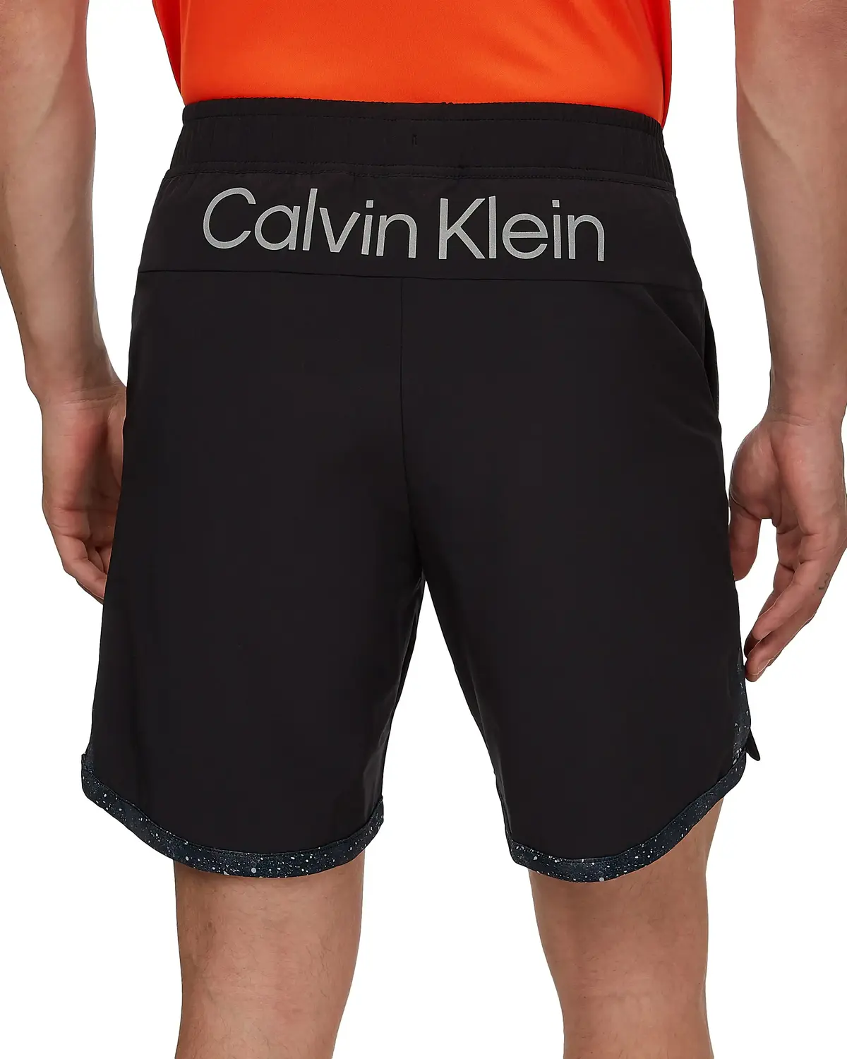 Calvin Klein WO - S/S T-Shirt Erkek Turuncu T-Shirt