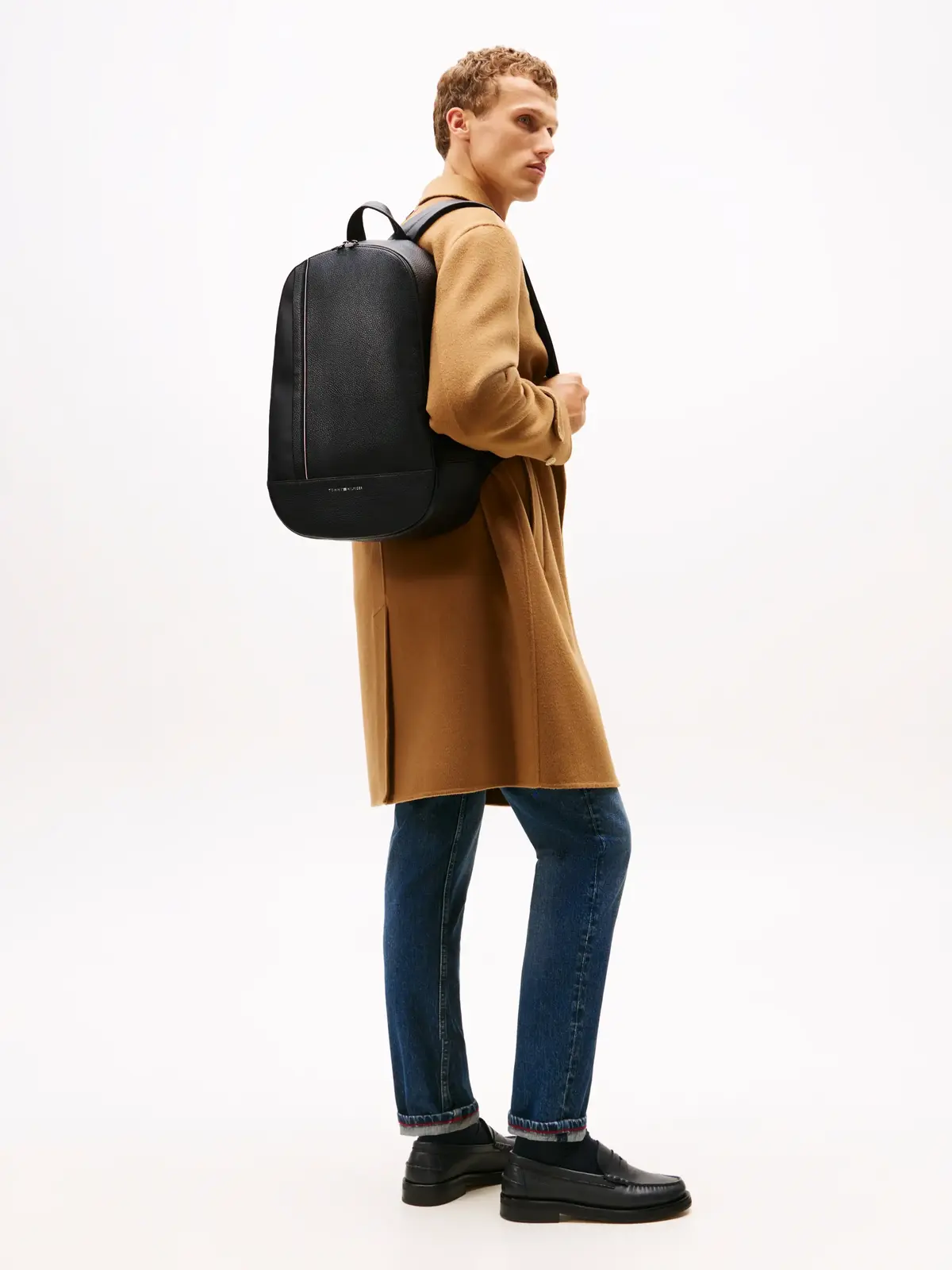 Tommy Hilfiger TH CENTRAL BACKPACK, BDS Siyah Erkek Sırt Çantası
