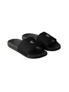 Calvin Klein ESS SLIDE CANVAS HDW Siyah Kanvas Logolu Kadın Terlik