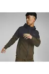 Puma Traın Q4 Cloudspun Jacket Haki Erkek Fermuarlı Koşu Ve Yürüyüş Ceketi
