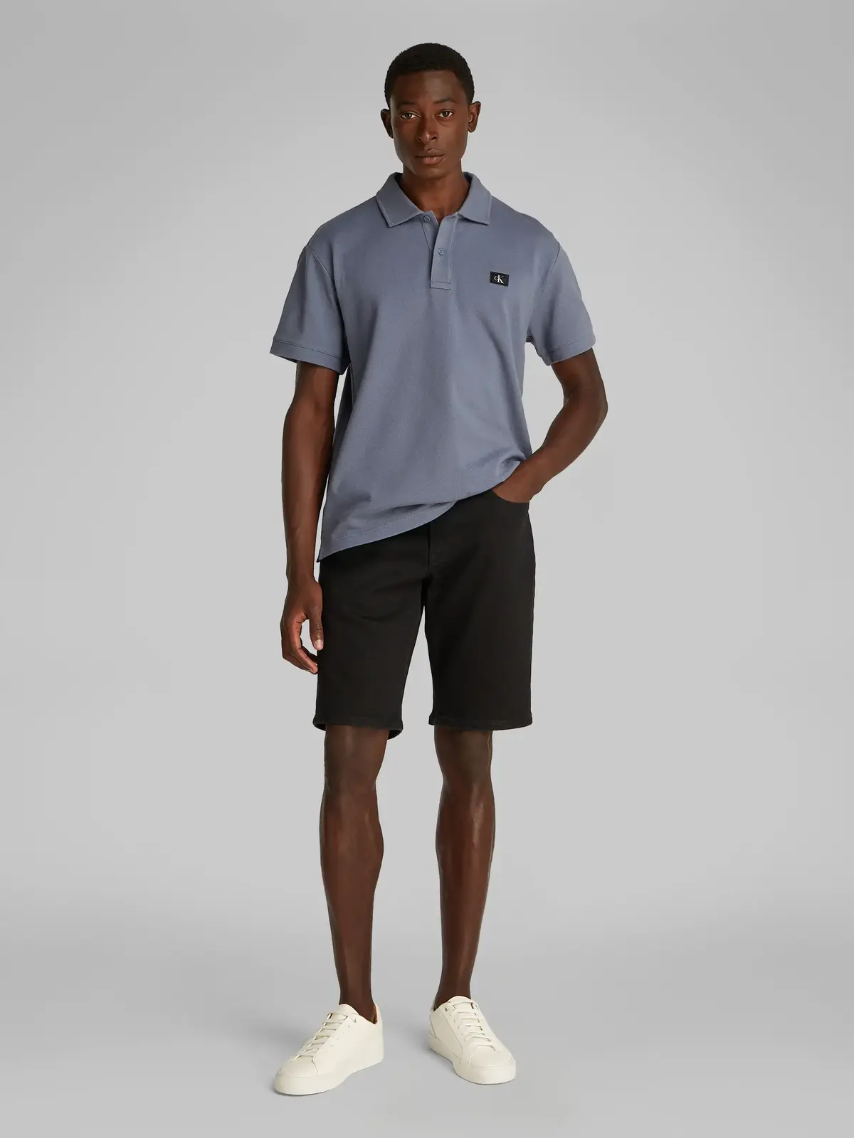 Calvin Klein REGULAR SHORT Siyah Erkek Kot Bermuda Şort