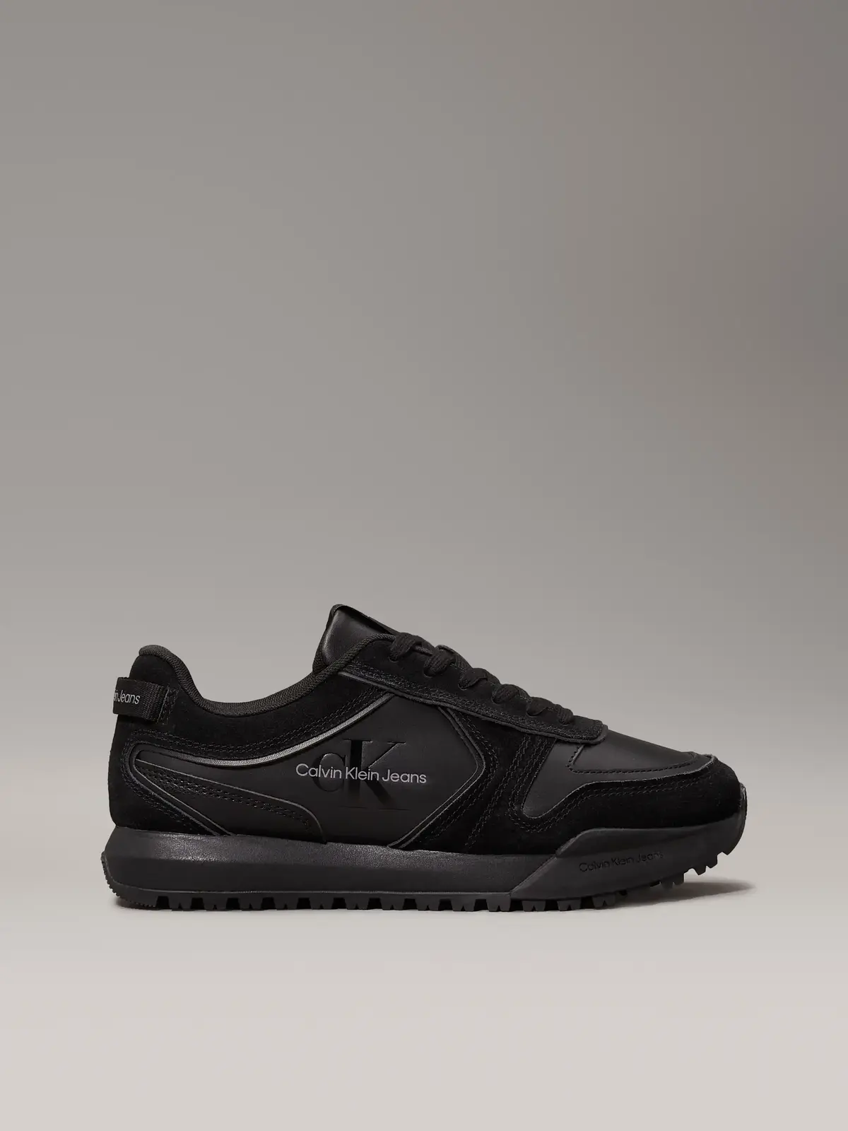 Calvin Klein TOOTHY RUNNER IRREGU, 0GJ Siyah Erkek Spor Ayakkabı & Sneaker