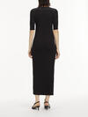 Calvin Klein MODAL RIB CREW NECK Kadın Siyah Elbise