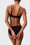 Calvin Klein LIGHTLY LINED TRIANG Hafif Astarlı Siyah CK Logolu Üçgen Bralet
